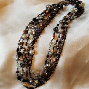 Lia sophia New, 5 Strands! Wear it many ways!